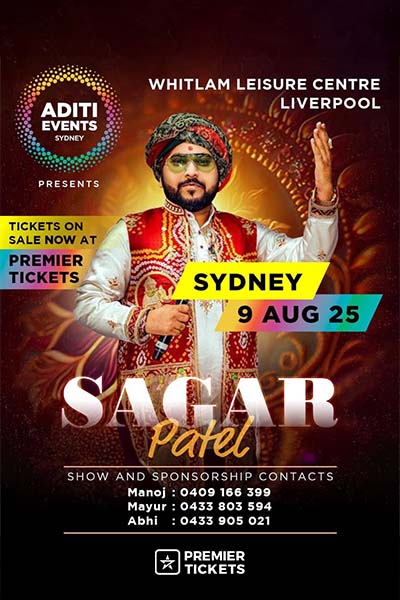 Garba with Sagar Patel 2025 - Sydney