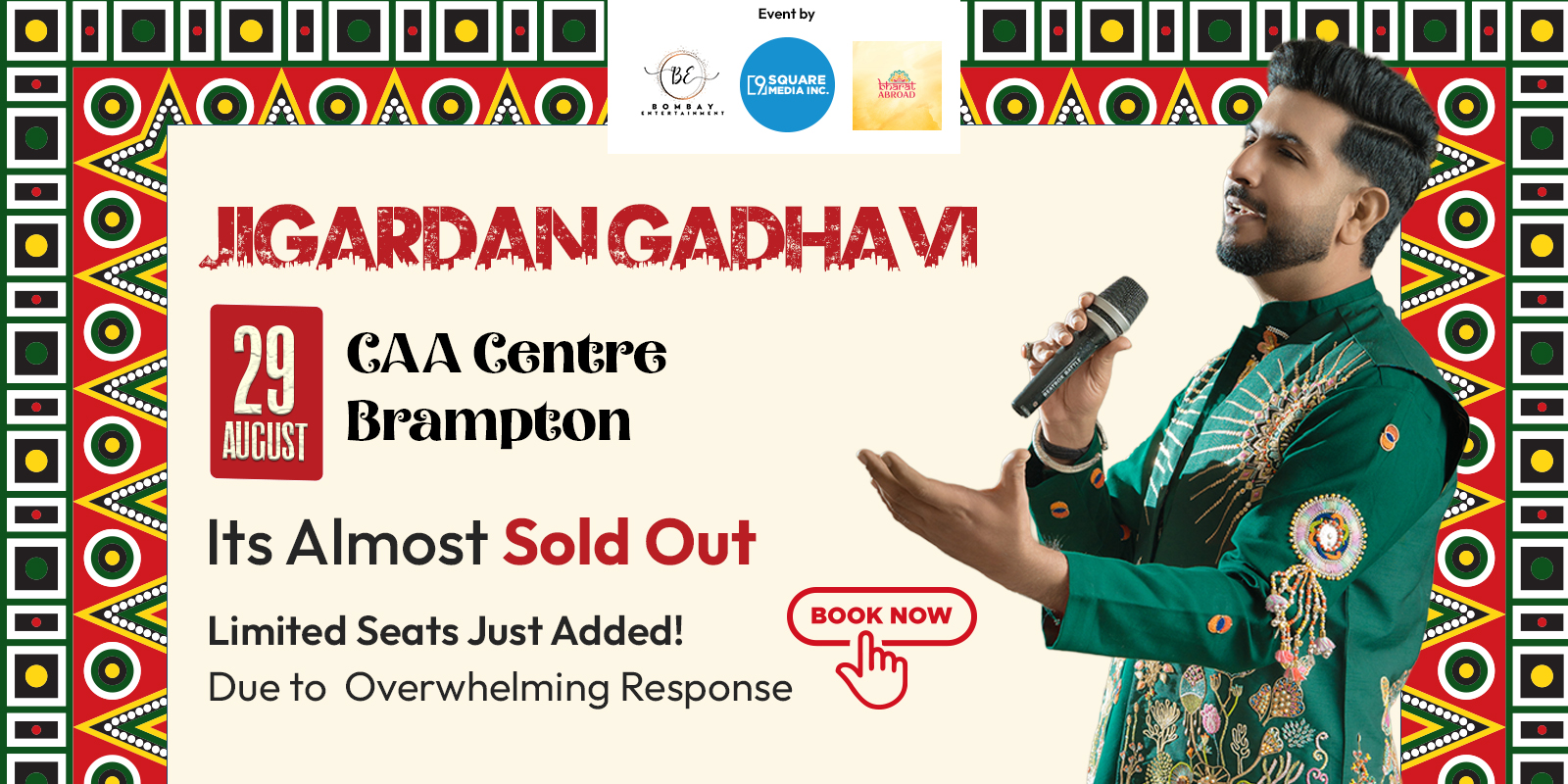 Vhalam Navratri 2025 With Jigardan Gadhavi in Toronto
