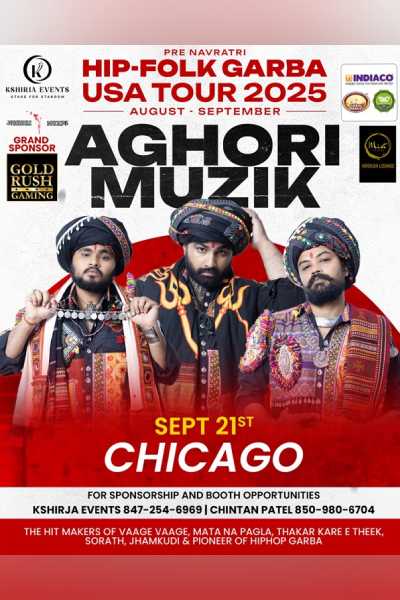 AGHORI MUZIK Hip-Folk Garba Chicago 2025