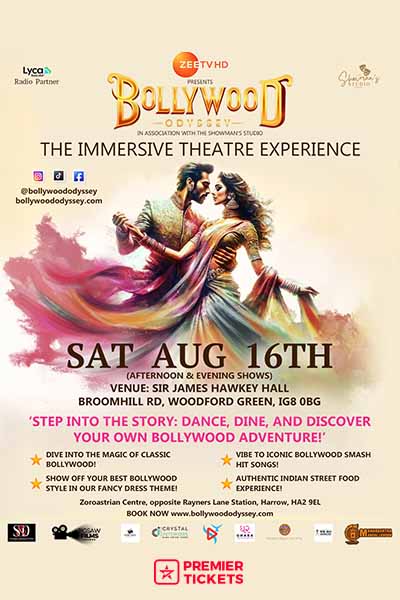 Bollywood Odyssey - Evening Show 16th August 2025 Bollywood Odyssey - Evening Show 16th August 2025