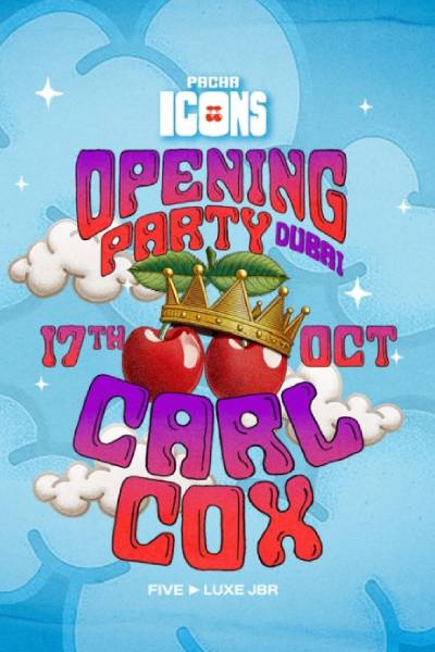 Carl Cox Dubai Season Opening 2025