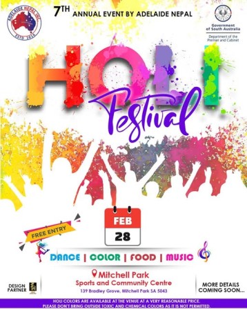 6th Annual Holi Festival – Adelaide 2026 6th Annual Holi Festival – Adelaide 2026