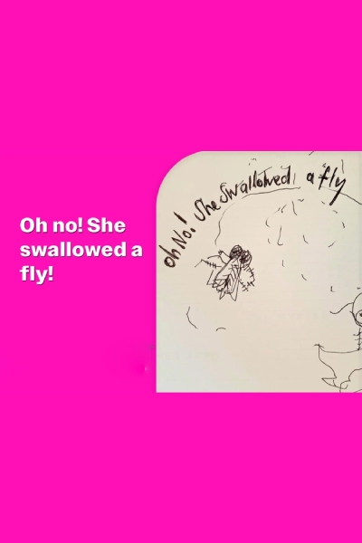 Oh no- She swallowed a fly 2025