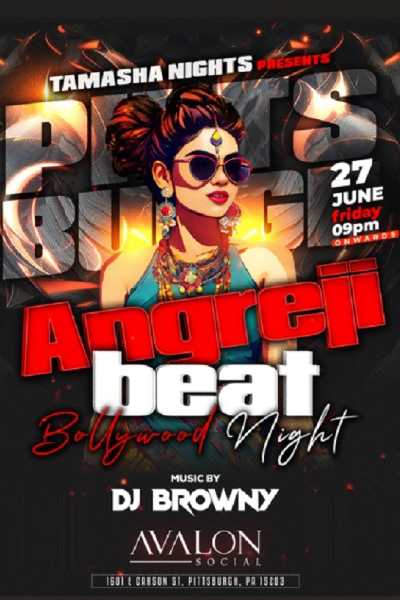 Pittsburgh Bollywood Angreji Beat Party ft. Browny at Avalon Social 2025