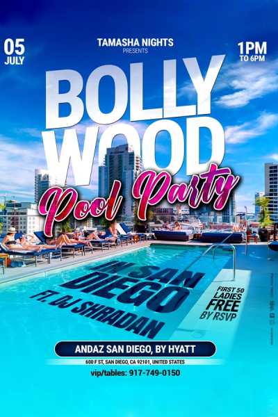 SD | BOLLYWOOD POOL PARTY | JUL 5 | ROOFTOP 2025 SD | BOLLYWOOD POOL PARTY | JUL 5 | ROOFTOP 2025