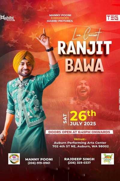 Ranjit Bawa Live In Concert Seattle 2025 Ranjit Bawa Live In Concert Seattle 2025