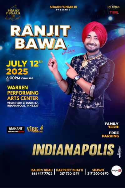 Ranjit Bawa Live In Concert Indianapolis 2025 Ranjit Bawa Live In Concert Indianapolis 2025