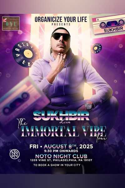 Sukhbir Live In Philadelphia Immortal Vibe Tour 2025