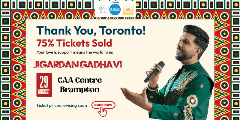 Vhalam Navratri 2025 With Jigardan Gadhavi in Toronto