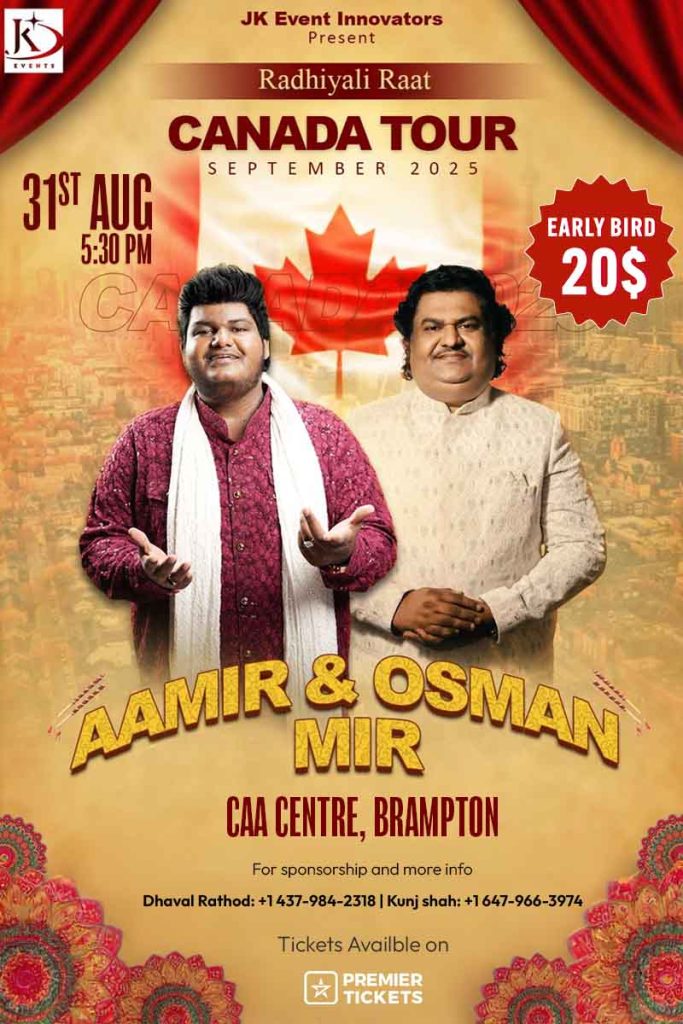 Radhiyali Raat with Aamir & Osman Mir Live In Brampton 2025