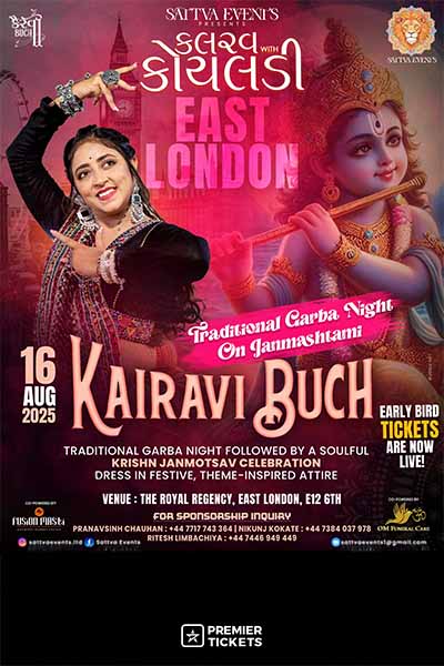 Janmashtami Utsav With Kairavi Buch – London 2025