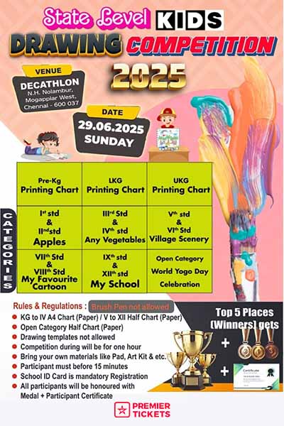 State Level Kids Drawing Competition 29th June 2025 State Level Kids Drawing Competition 29th June 2025