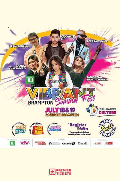 Vibrant Brampton Summer Fest 19th july 2025