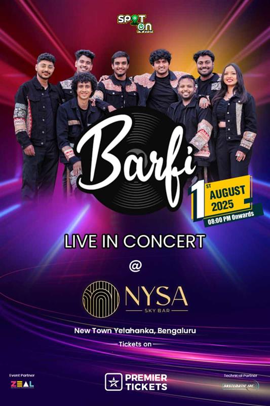 Barfi Band Live At Nysa Sky Bar - Bangalore Barfi Band Live At Nysa Sky Bar - Bangalore
