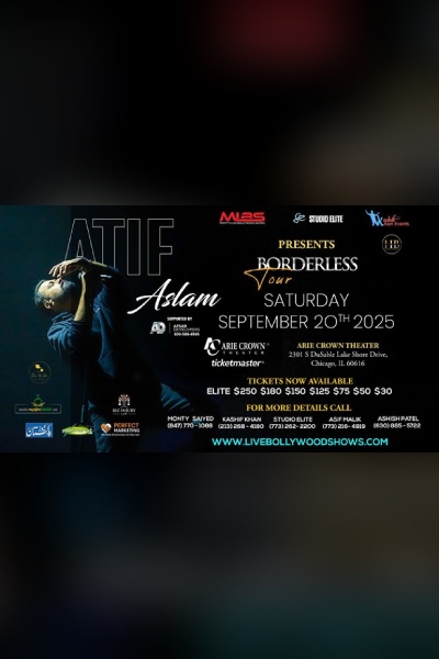 Atif Aslam’s Borderless Tour Live in Chicago 2025