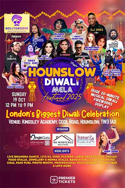 HOUNSLOW DIWALI MELA OUTDOOR & INDOOR FESTIVAL 2025