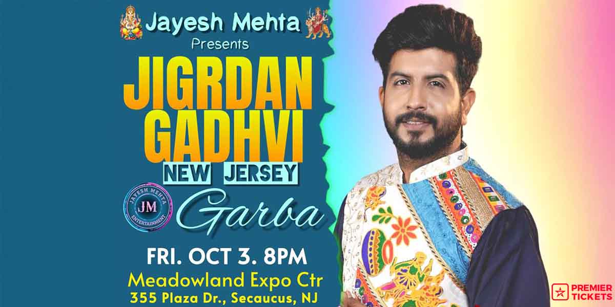 Vhalam Navratri 2025 With Jigardan Gadhavi in New Jersey