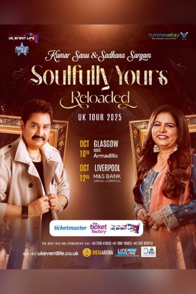 Kumar Sanu – Soulfully Yours – Reloaded 10th Oct 2025