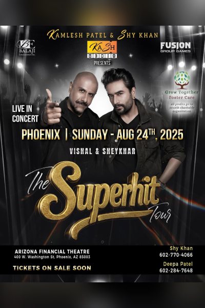 Vishal and Sheykhar Live in Phoenix 2025