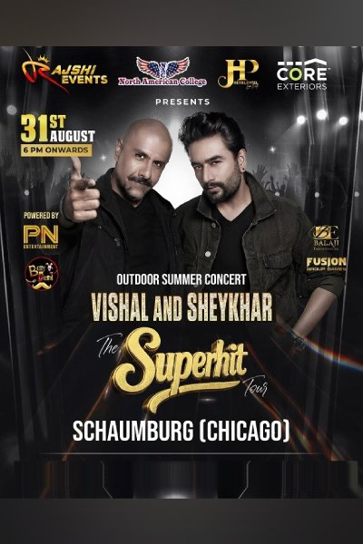 Vishal and Sheykhar Live in Chicago 2025 Vishal and Sheykhar Live in Chicago 2025