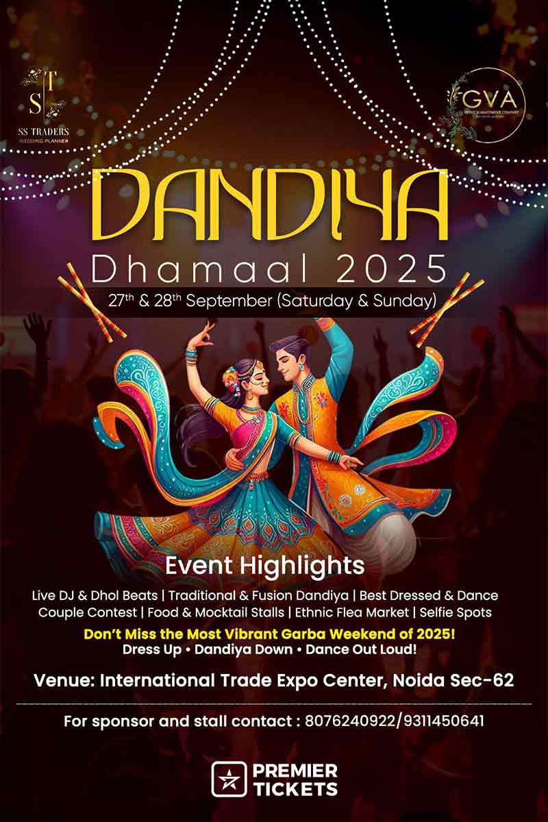 Dandiya Dhamaal Noida - 27th & 28th September 2025 Dandiya Dhamaal Noida - 27th & 28th September 2025