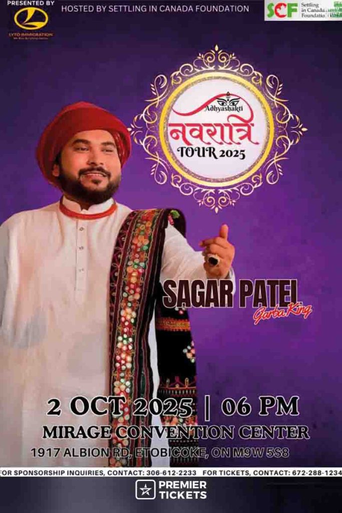 Sagar Patel Adhyashakti Navratri Garba in Mississauga (2nd Oct)