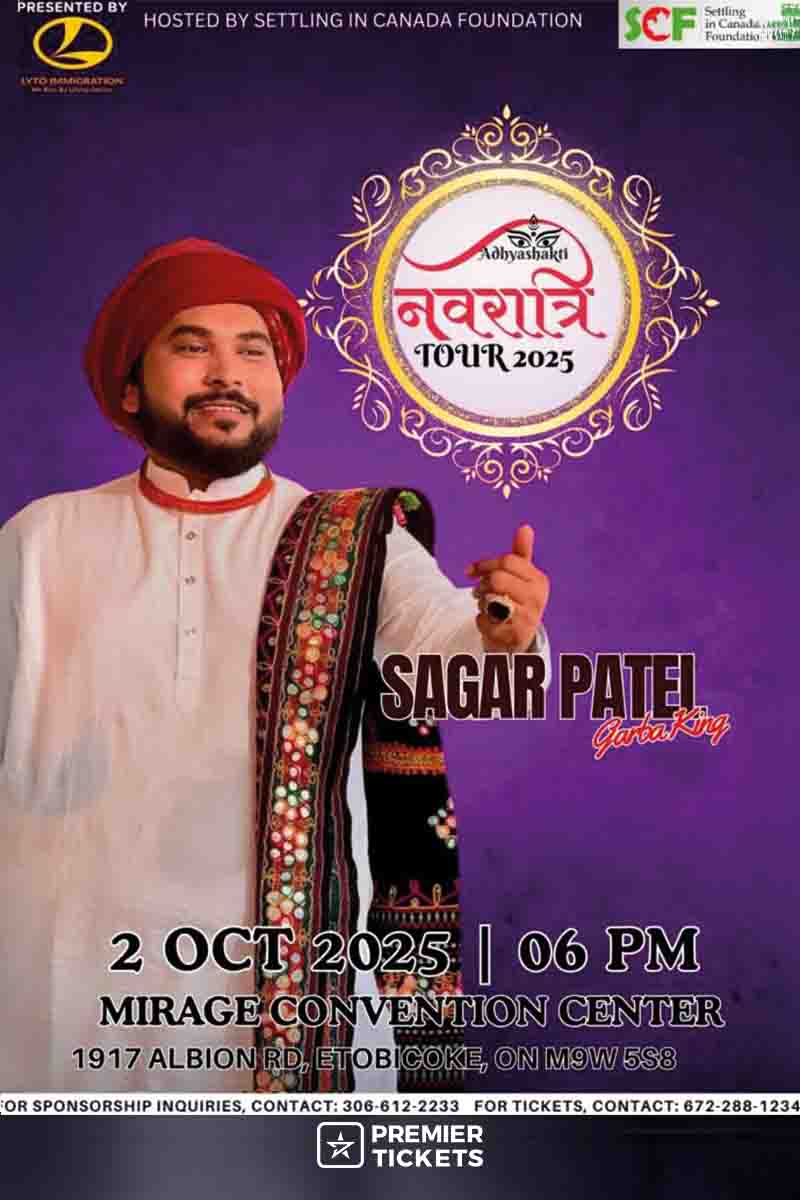 Sagar Patel Adhyashakti Navratri Garba in Mississauga (2nd Oct)
