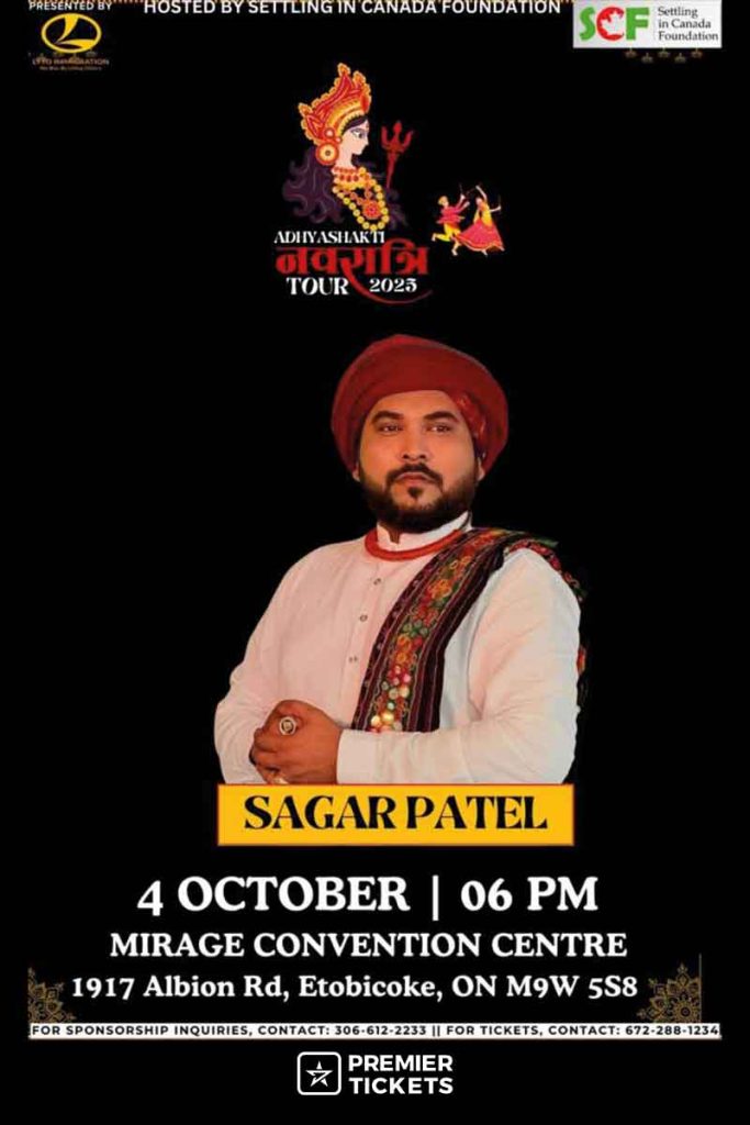 Sagar Patel Adhyashakti Navratri Garba 2025 in Mississauga (4th Oct)