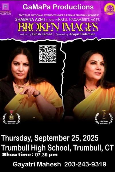 Broken Images – Shabana Azmi Live in Connecticut 2025
