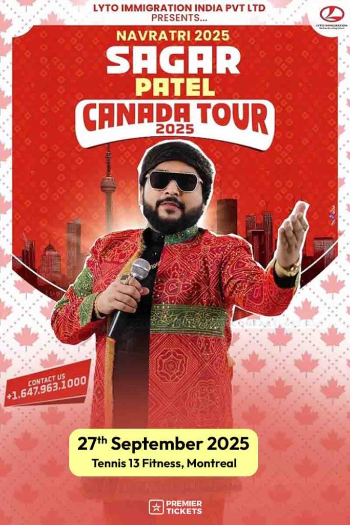 Sagar Patel Adhyashakti Navratri Garba 2025 in Montreal