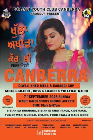 Canberra Diwali Khed mela & Kabbadi Cup - 2025