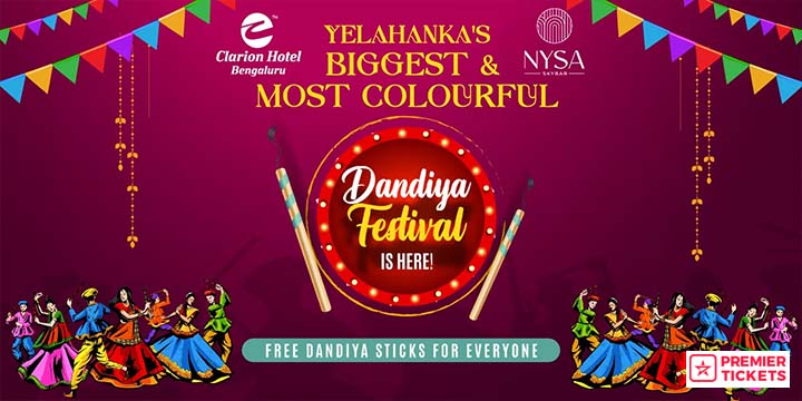 Yelhanka Biggest Dandiya at NYSA Clarion Hotel