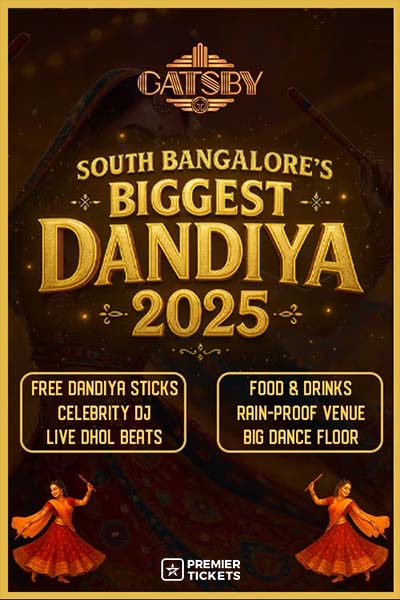 Garba & Dandiya Nights @ Gatsby – South Bengaluru – 2025