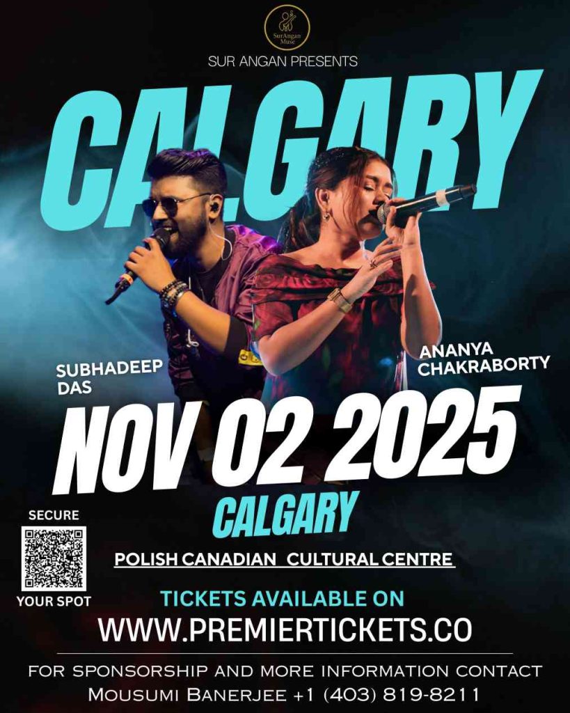 Bollywood Sensation - Ananya Chakraborty & Subhadeep Das Calagary 2025