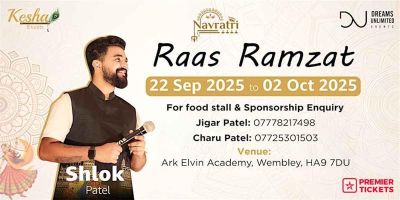 Navratri Garba Raas Ramzat 2025 With Rockstar Shlok Patel