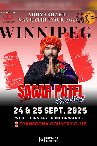 Sagar Patel Adhyashakti Navratri Garba 2025 in Winnipeg