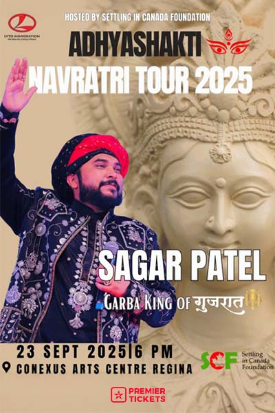 Sagar Patel Adhyashakti Navratri Garba 2025 Regina