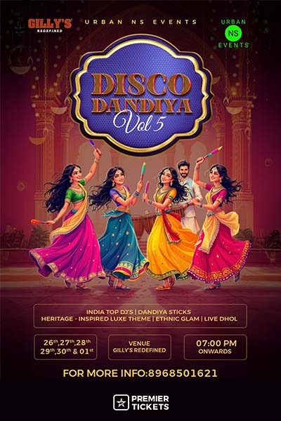 Disco Dandiya Vol 5 Navratri 2025 – The Terrace Gilly Redefined
