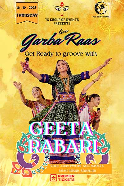 Garba Raas with Geeta Rabari – Bengaluru