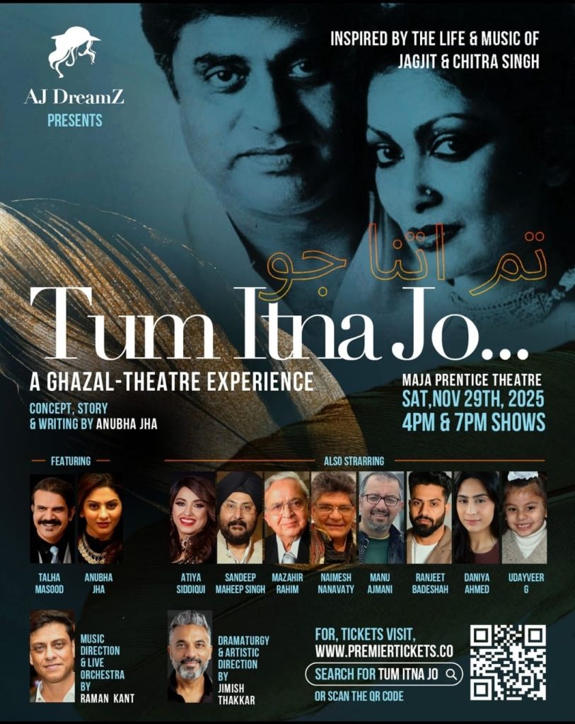 Tum Itna jo – A Ghazal – Theatre Experience 2025 – 7 PM Show Tum Itna jo – A Ghazal – Theatre Experience 2025 – 7 PM Show