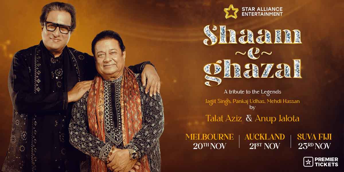 Shaam E Ghazal - A Tribute to The Legends By Talat Aziz & Anup Jalota - Melbourne 2025