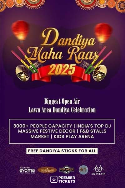 Dandiya Maha Raas 2025 - Open Air Lawn Area