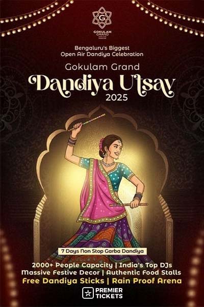 Biggest Open Air Dandiya Utsav 2025 - 5 Star Hotel