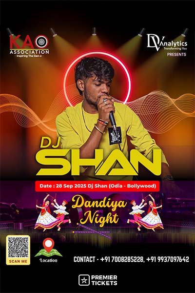 28 Sept Dandiya Raas 2025 – Shan (Odia & Bollywood)