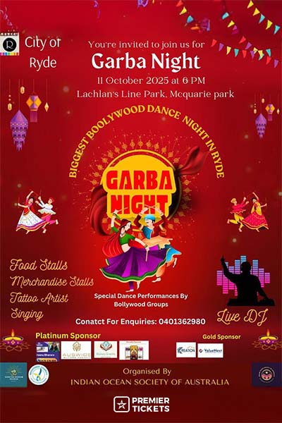 Garba Night 2025 – Sydney