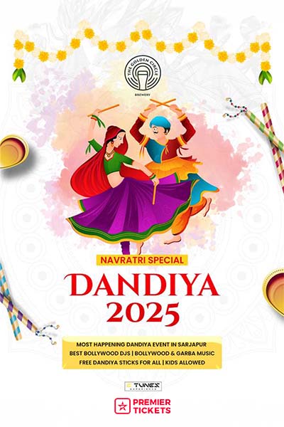 Dandiya 2025 At The Golden Circle Brewery Sarjapur