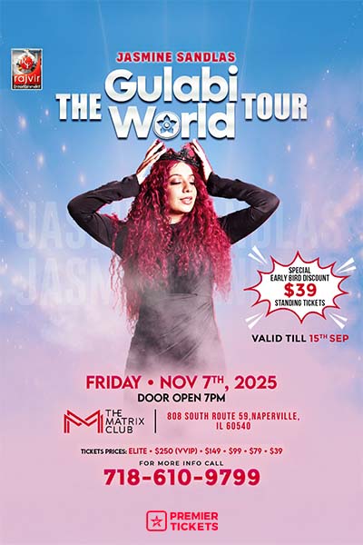 Jasmine Sandlas - The Gulabi World Tour Live In Chicago