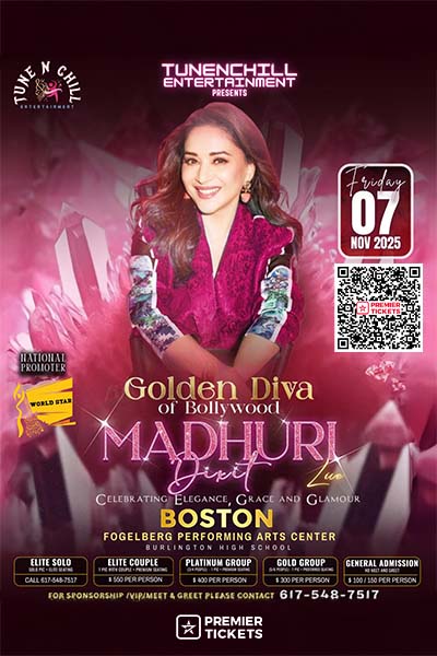 Evening with Forever Queen Madhuri Dixit in BOSTON – 2025