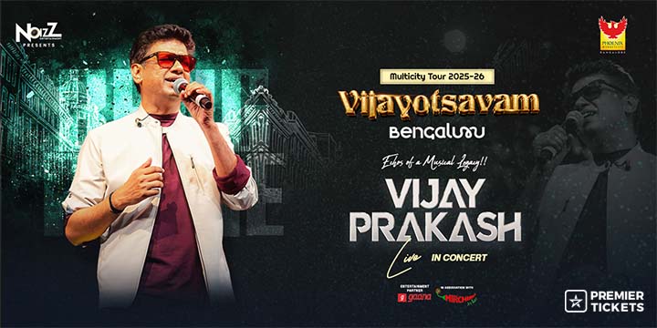 VIJAY PRAKASH : VIJAYOTSAVAM Tour Bangalore 2025