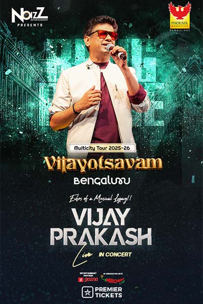 VIJAY PRAKASH : VIJAYOTSAVAM Tour Bangalore 2025